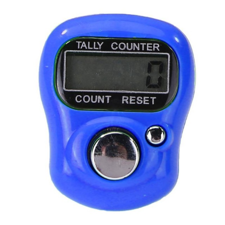 Lady Dee's Maschenzähler, Reihenzähler, Counter - blue